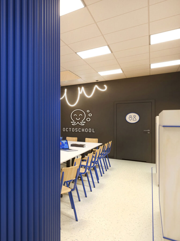 projektowanie wnętrz szkoły