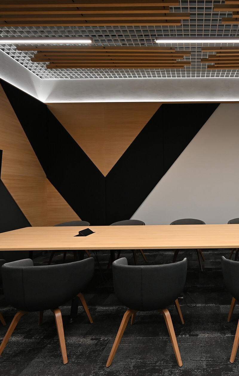 projekty wnętrz biurowych